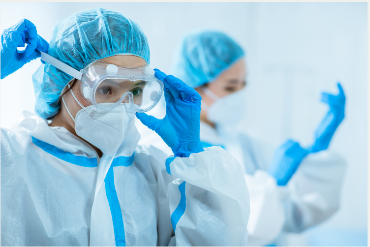 protective medical clothing used against covid 19
